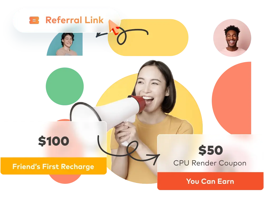 Invite Friends, Earn CPU Render Coupons!