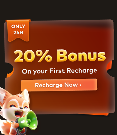 20% Bonus On your First Recharge