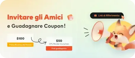 Invitare gli Amici e Guadagnare Coupon