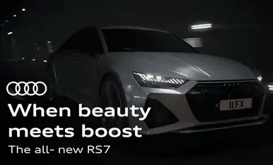 Audi RS7 ad