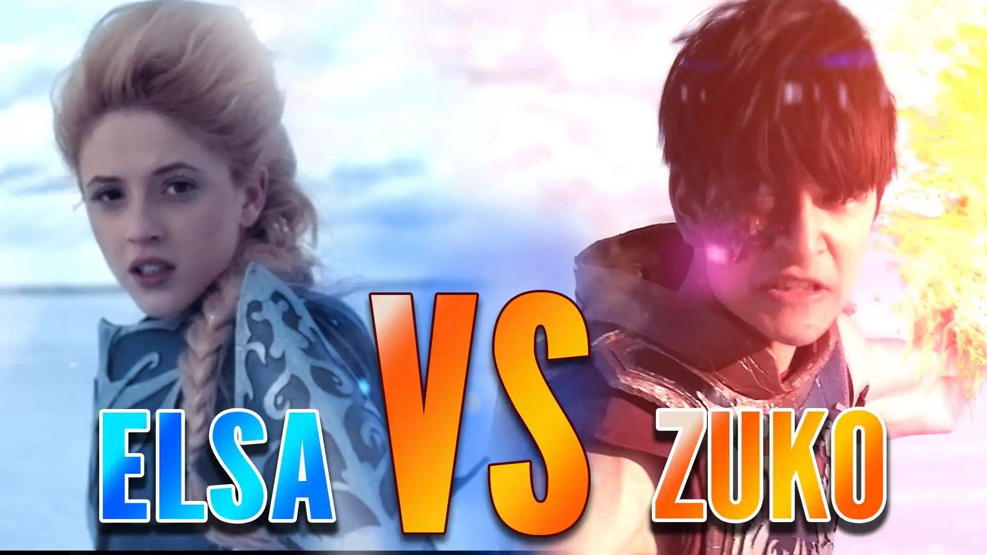 ELSA (Frozen) vs. ZUKO (The Last AIrbender) LIVE ACTION FIGHT [The Edge EP 2]